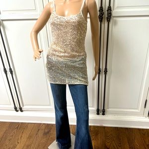 Almost vintage (about 15 years old), never worn, sheer tank